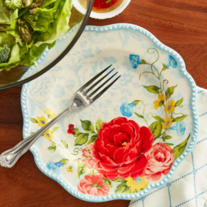 Set de 4 Platos para ensalada de 8,75in marca The Pioneer Woman Sweet Rose