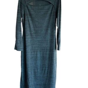 Vestido de dama color azul talla M marca Jessica Simpson