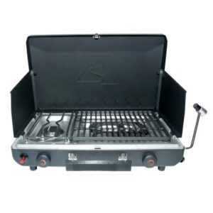 Alternative view of Estufa portatil con 2 quemadores de propano - Ozark Trail