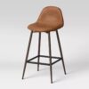 Taburete de bar Copley con altura de mostrador, marron - Threshold™