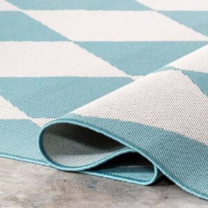 Alternative view of lfombra para interior/exterior de 5 pies x 8 pies - Sabina Diamond Trellis