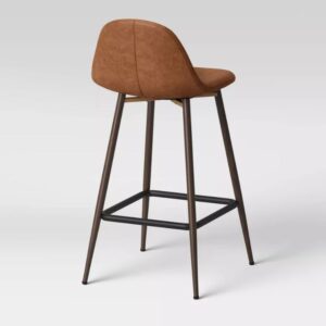 Alternative view of Taburete de bar Copley con altura de mostrador, marron - Threshold™