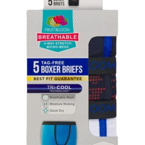 Alternative view of Paquete de 5 bóxer para niños talla 18-20 - Marca Fruit of the Loom