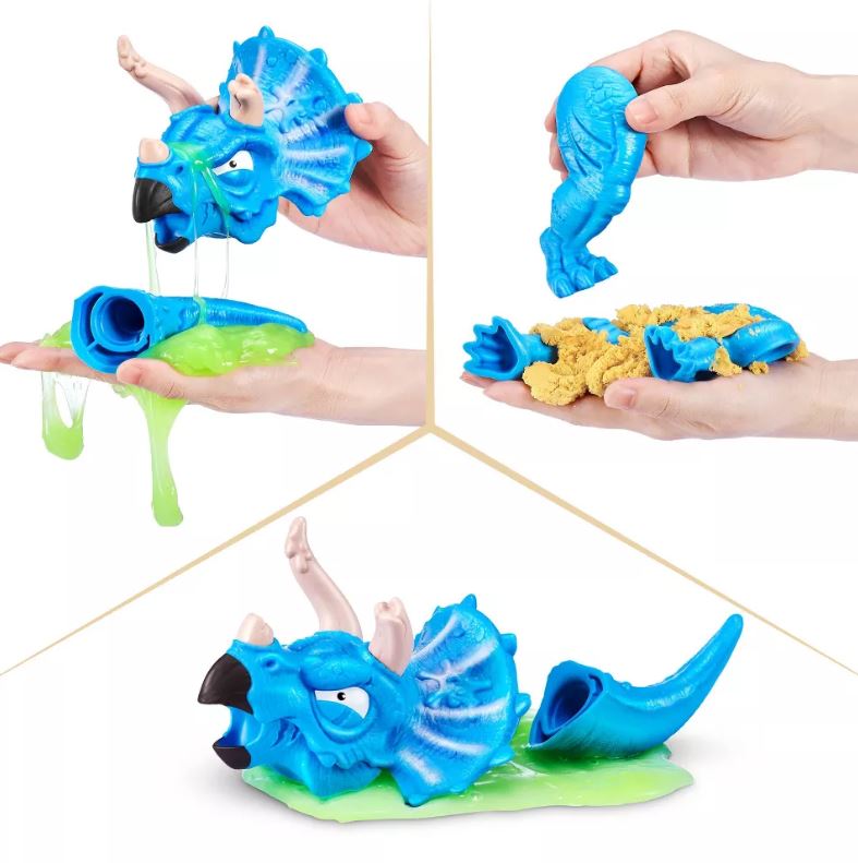 Juguete de minifiguras sorpresa de ZURU Smashers Dino Island T-Rex - Imagen 3