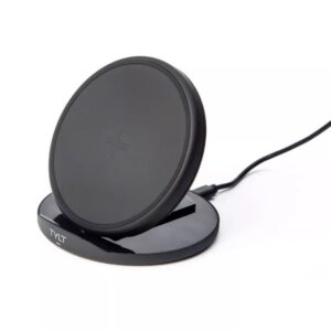 Alternative view of Soporte/almohadilla de carga inalámbrica Qi, Negro - TYLT
