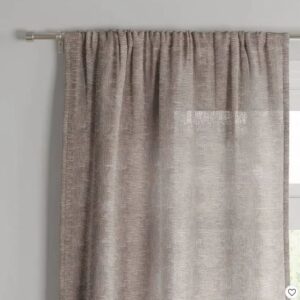 Alternative view of 2 Paneles de cortina transparentes con clip Richter de 108" x 54",gris claro - Proyect 62