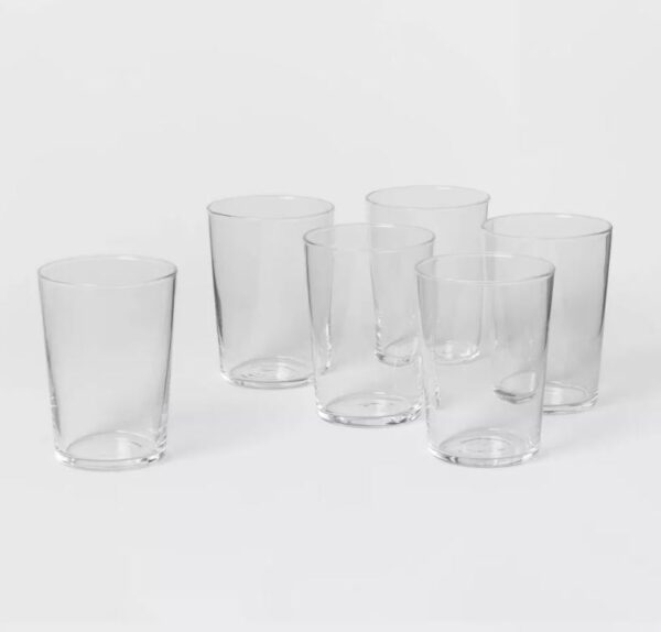 Paquete de 6 vasos de cristal de 16 oz Rioja - Threshold™