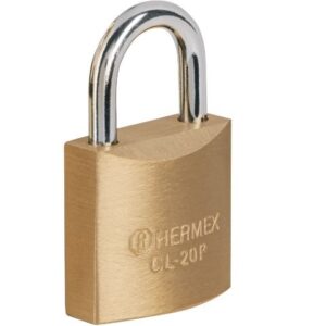 Alternative view of Paquete de 2 candados gemelos con gancho corto de 20 mm - Marca Hermex