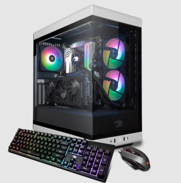 CPU gamer de escritorio iBUYPOWER Y40 PRO con teclado y mouse - Intel Core