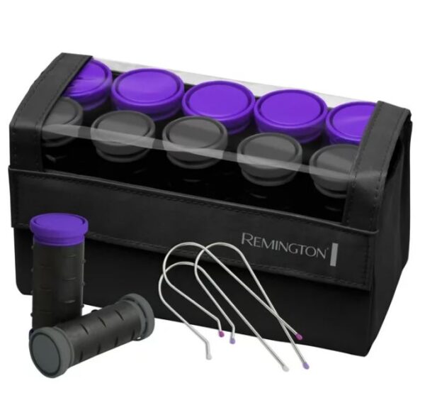 Juego de 10 Tubos calientes compactos de cerámica de 1,25" para rizar cabello - Remington