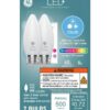 Paquete de 2 bombillas LED que cambian de color de 500 lumens - GE LED+