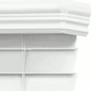 Alternative view of Persiana inalámbricas de madera sintética de 2,5", color blanco - Richfield