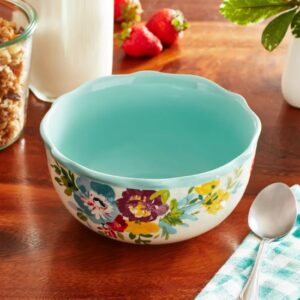 Alternative view of Juego de 4 platos ondos de 6.4", Romance Blossom - The Pioneer Woman