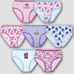Paquete de 7 calzoncillos para niña talla 6 de Trolls