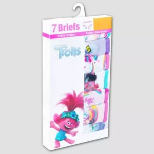 Alternative view of Paquete de 7 calzoncillos para niña talla 6 de Trolls
