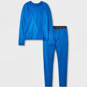 Conjunto de ropa térmica para niños Talla M/8, Azul- All in Motion