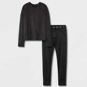 Conjunto de ropa térmica para niños Talla M, negro - All in Motion