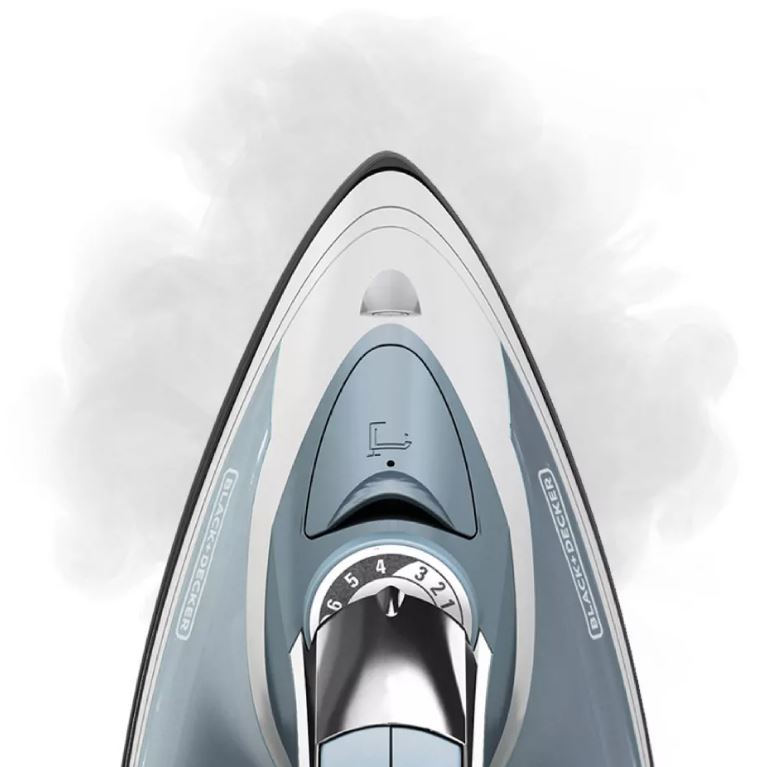 Plancha de vapor con cable retráctil, gris - BLACK+DECKER - Imagen 4