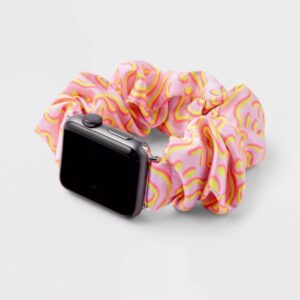 Alternative view of Correa para Apple Watch de 38-41mm de Scrunchie Neon - heyday™