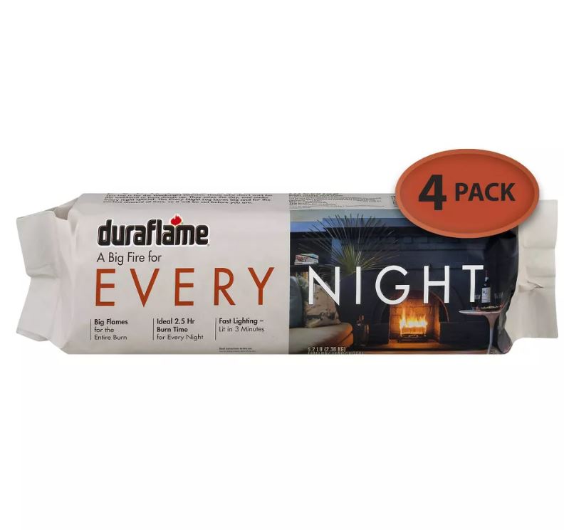 Caja de 4 paquetes de leños Duraflame - Imagen 2