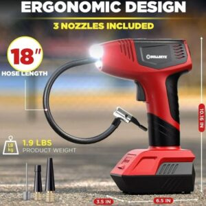 Alternative view of Compresor de aire e inflador de neumáticos - Bullseye