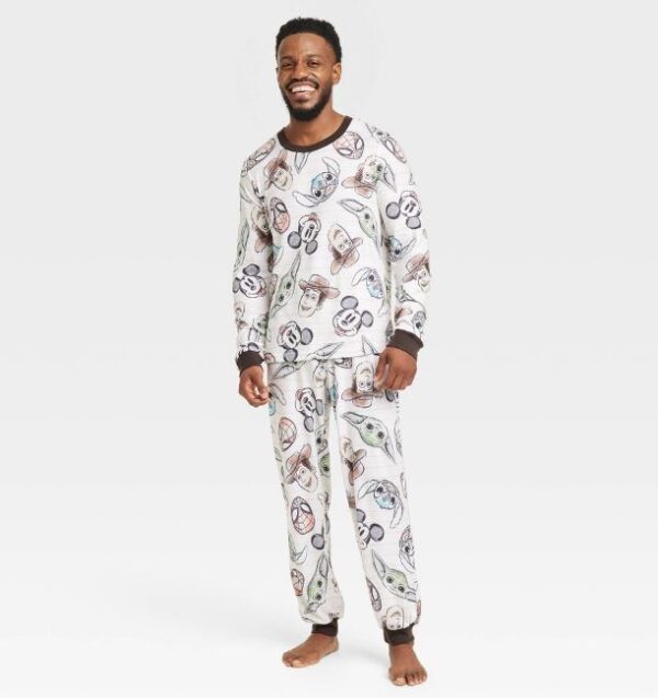 Conjunto de pijama para hombre de 2 piezas Talla M de Disney 100 Character