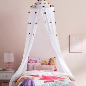 Alternative view of Dosel de Cama con Pompones, Blanco - Pillowfort™