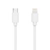 Cable de Lightning a USB-C de 4', blanco - Just Wireless
