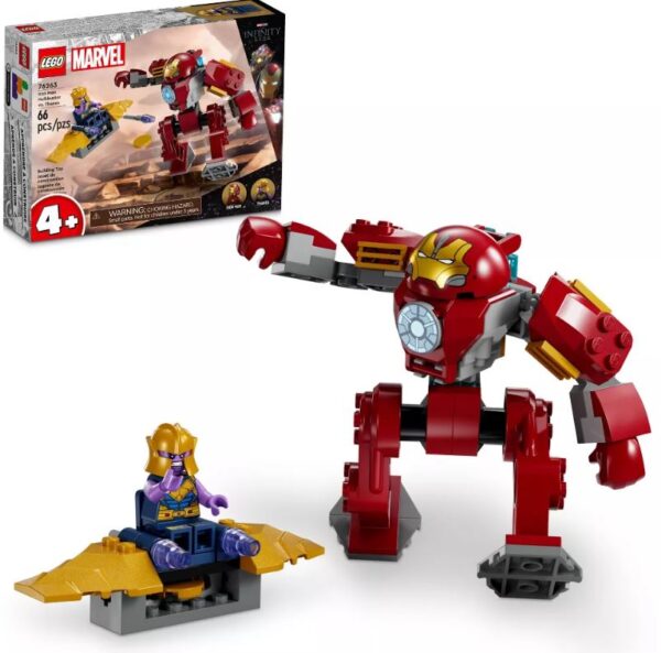 Juego de LEGO de Marvel Iron Man Hulkbuster vs. Thanos
