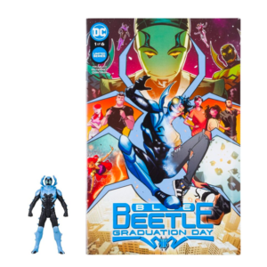 Alternative view of Comic de Blue Beetle con figura de accion de 3"- Page Punchers