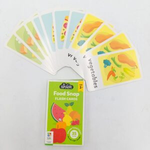 Alternative view of Memoria de palabras de comida Tarjetas Flash para niños (Ingles) – Jr. Explorers