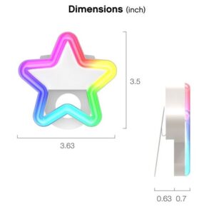 Alternative view of Mini aro de luz en forma de estrella para telefono, luces LED multicolor - On Air