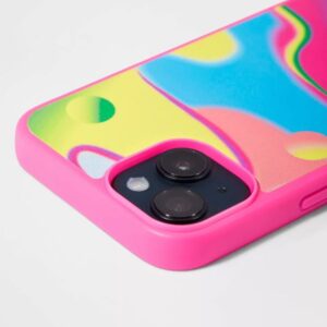 Alternative view of Funda para iPhone 14/iPhone 13 con MagSafe, neon - heyday™