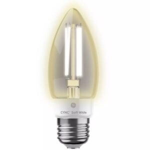 Alternative view of Bombilla decorativa de base mediana, luz calida - GE