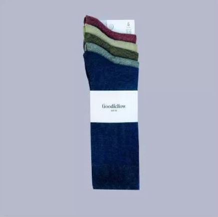 Paquete de 5 calcetines de vestir para hombre, tamaño 7-12 - Marca Goodfellow & Co - Imagen 2