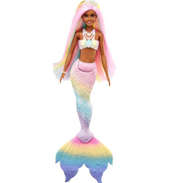 Muñeca Barbie Dreamtopia sirena con cabello arcoíris – Segunda que