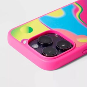 Alternative view of Funda para iPhone 14 Pro con MagSafe, neon - heyday™