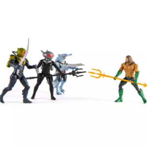 Alternative view of Paquete de 4 Figuras de accion de Aquaman de 4"