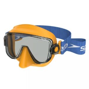 Máscara de buceo color naranja/azul para niños - Marca Speedo