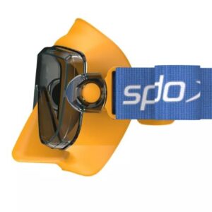 Alternative view of Máscara de buceo color naranja/azul para niños - Marca Speedo