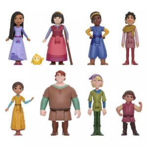 Alternative view of Paquete de 9 mini muñecas articuladas de Wish - Marca Disney