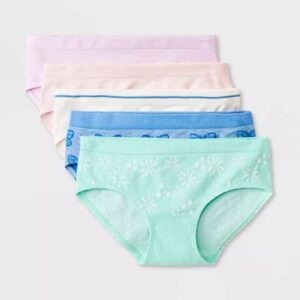 Paquete de 5 calzoncillos sin costuras para niña, talla XL - Marca Cat & Jack