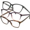Paquete de 3 lentes para dama de +2,00 - Design Optics