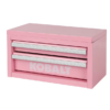 Mini caja de herramientas de acero rosa de 10" - Kobalt