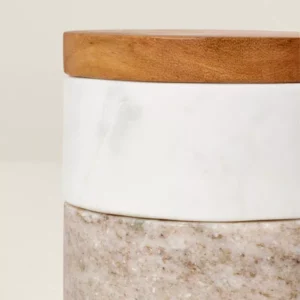 Alternative view of Set de Salero y pimentero de mármol - Hearth & Hand