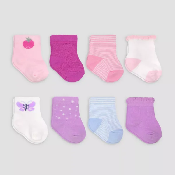Paquete de 8 pares de calcetines para bebé 6-12 meses - Carter's