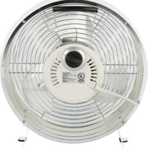 Alternative view of Ventilador retro de 9'' de piso, color blanco - Marca Better Homes & Gardens