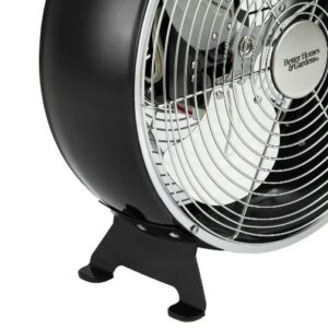 Alternative view of Ventilador retro de 9'' de mesa, color negro - Marca Better Homes & Gardens