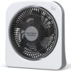 Ventilador portátil de 9 pulgadas, color blanco - Marca Better Homes & Gardens