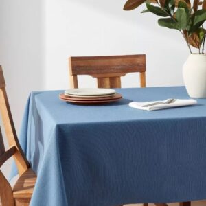 Alternative view of Mantel de Algodón 120" x 60" Azul - Threshold™